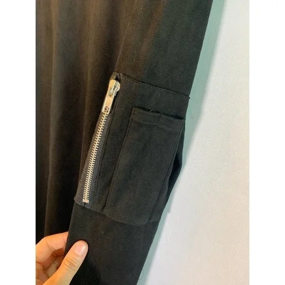 5/ $25 Forever 21 Black Long Sleeve Top S - Picture 4 of 5